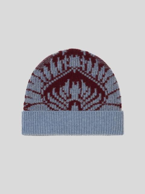 KNIT JACQUARD BEANIE