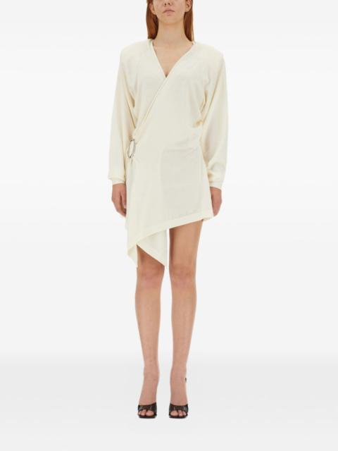 Hurely wrap V-neck mini dress