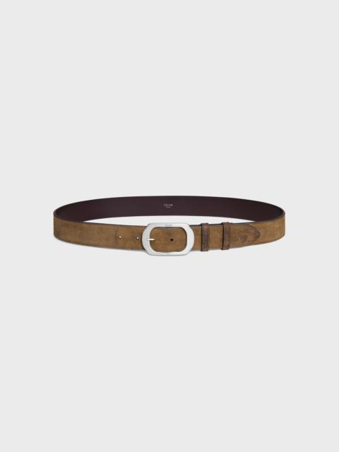 BC-21 35MM BELT IN Suede Calfskin with waxed effect