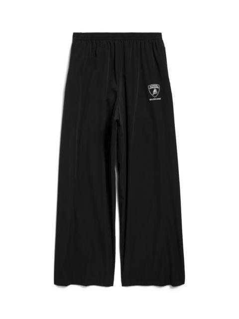 Men's Balenciaga I Automobili Lamborghini Tracksuit Pants in Black