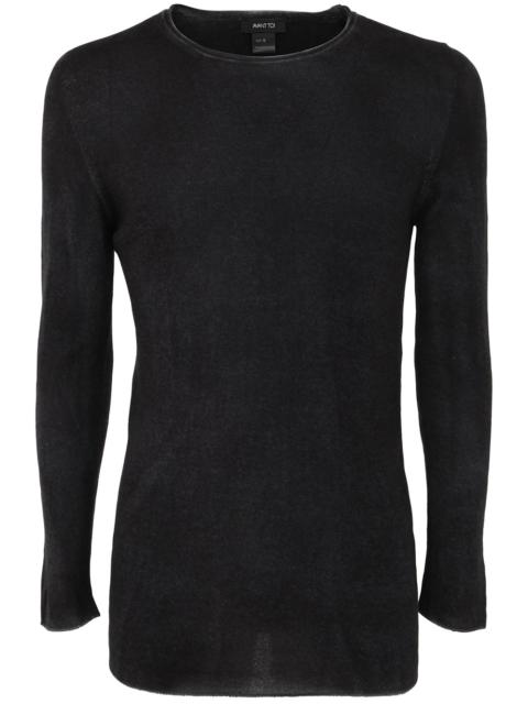 Avant Toi Men Reversible Round Neck Pullover