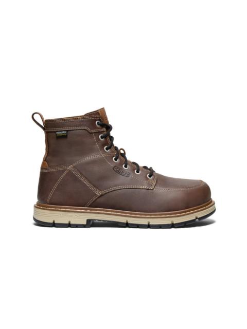 Men's San Jose 6" Waterproof 90° Heel Boot (Aluminum Toe)