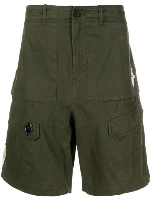 logo-patch cargo shorts