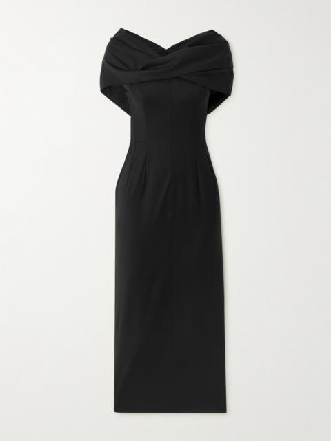 Perrine Twisted Wool-blend Maxi Dress