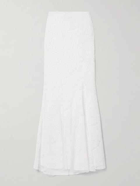 Recycled-lace Maxi Skirt
