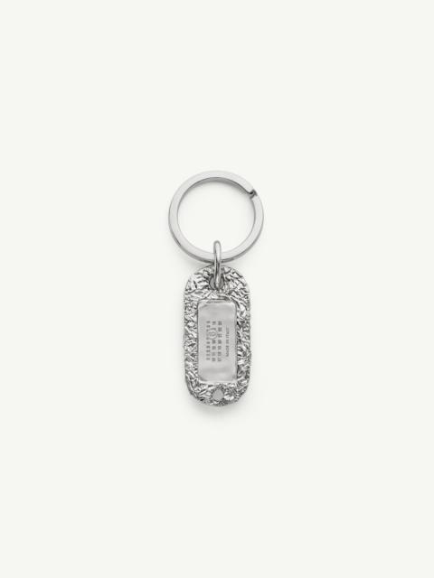 Silver foil keyring