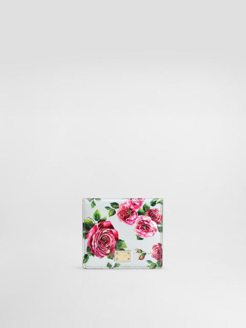 Polished calfskin wallet