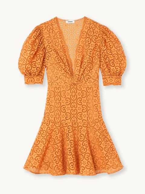 Short broderie anglaise dress