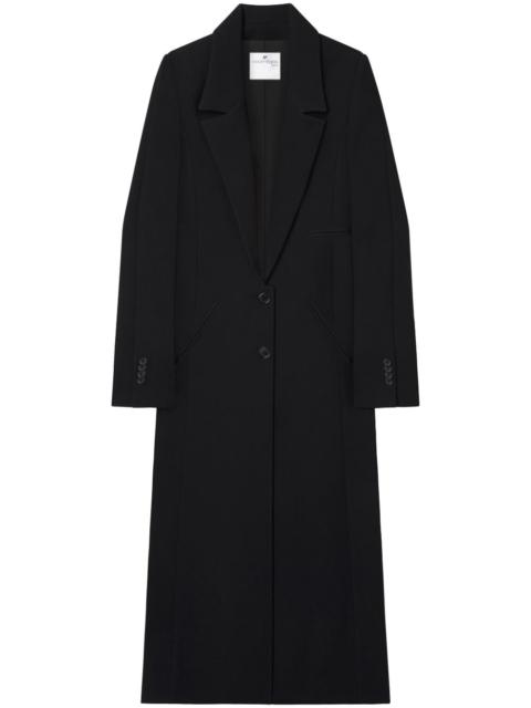 Hyperbole Heritage logo-appliqué coat