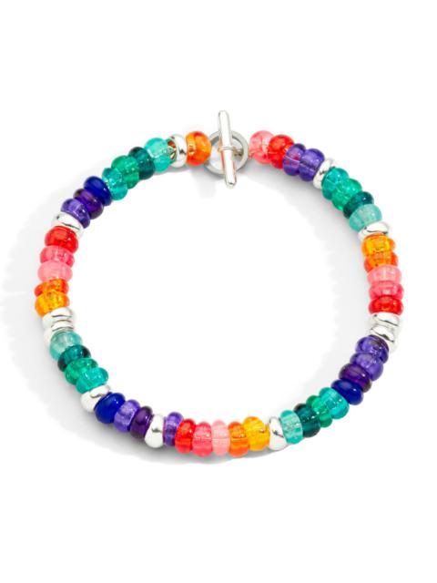 RONDELLE BRACELET IN SILVER & RECYCLED PLASTIC