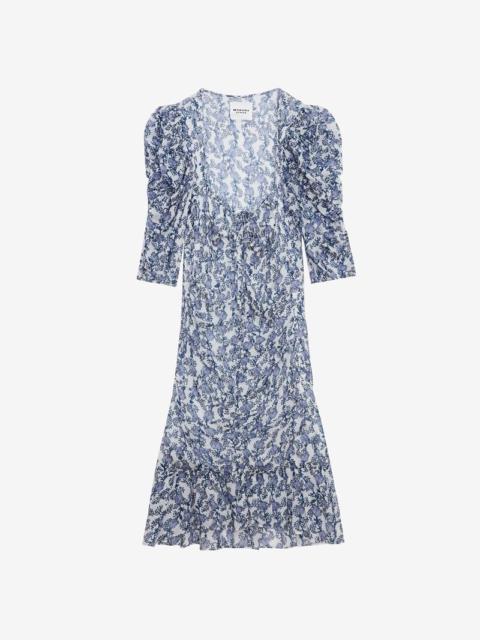 GALDINO PRINTED COTTON DRESS