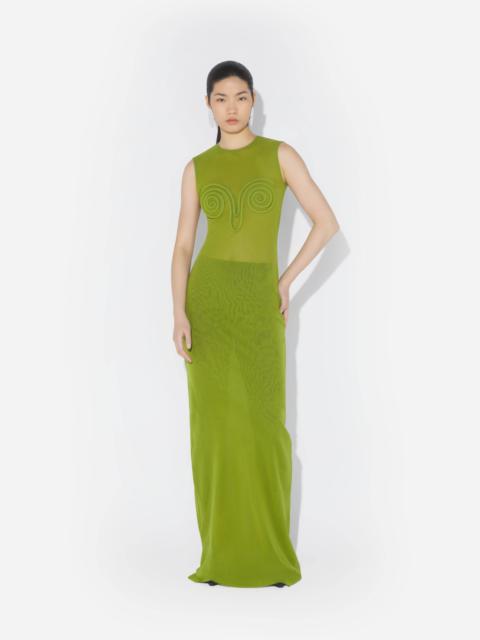 THE GREEN 3D “SPIRALE” DRESS