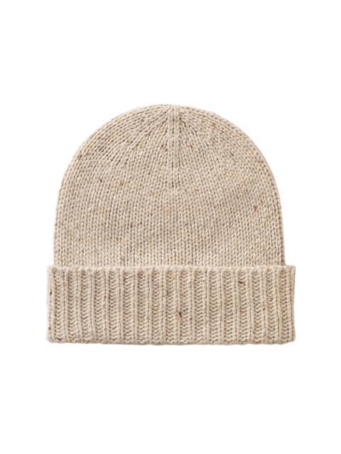 Donegal Cashmere Cream Beanie