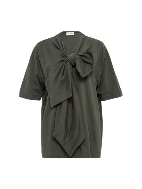 Regular Fit T-Shirt With Knott