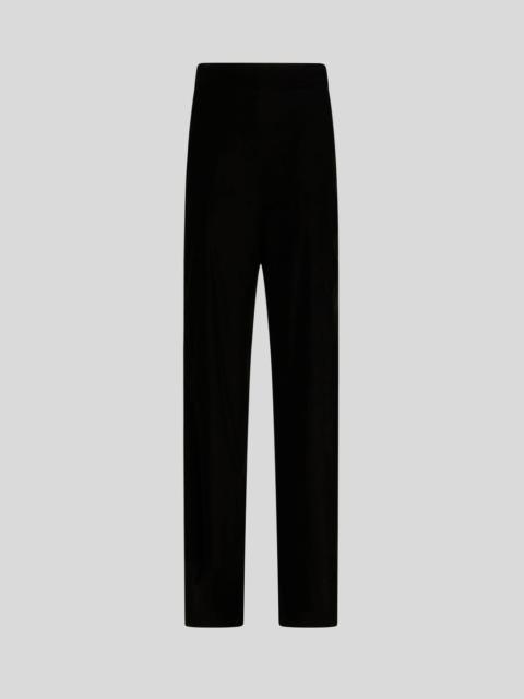 VELVET PALAZZO TROUSERS