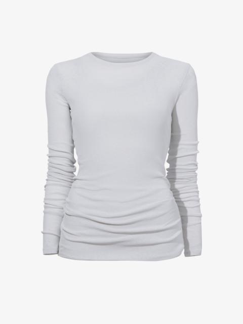 Roger Layered Top in Gauzy Jersey