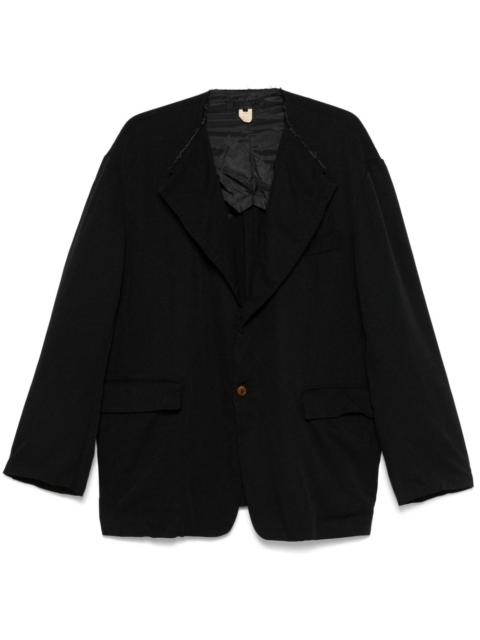 single-breasted blazer