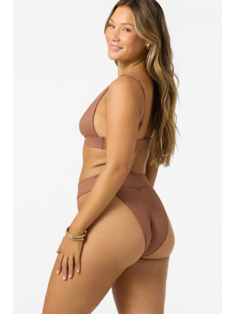 Shorebreak Rib Santa Barbara High Rise Cheeky Bottoms