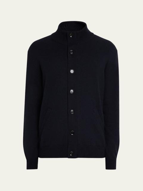 Men's Full-Zip Cashmere Cardigan Sweater