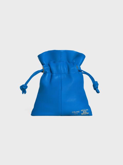 MICRO CRYSTAL POUCH IN SMOOTH LAMBSKIN