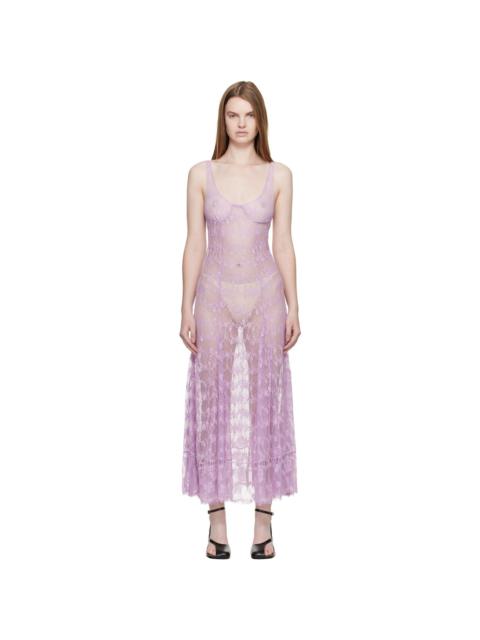 Purple Pamela Midi Dress