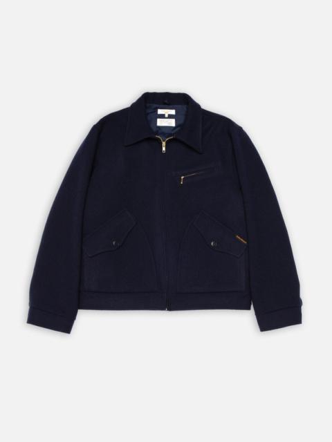 Blake Wool  Zip Jacket Blueberry