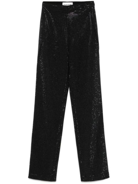 crystal-embellished trousers