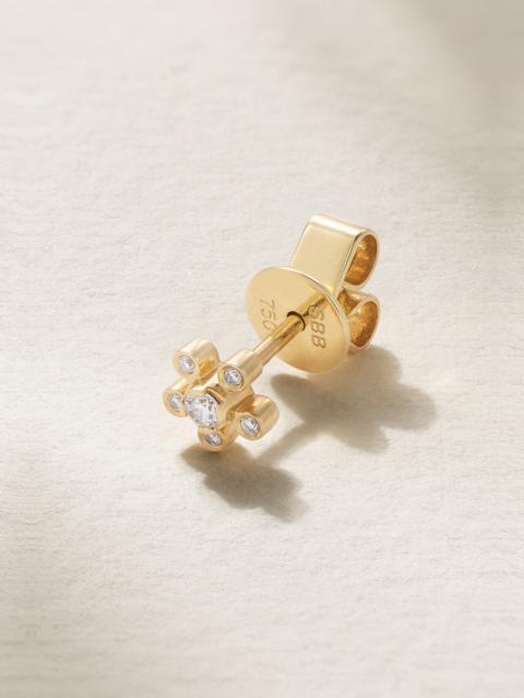 Petit Soleil De Fleur 18-karat Recycled Gold Diamond Single Earring