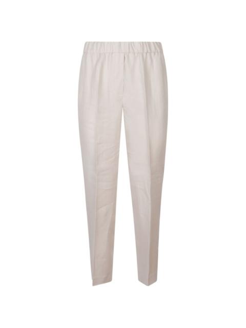 elasticated-waistband trousers