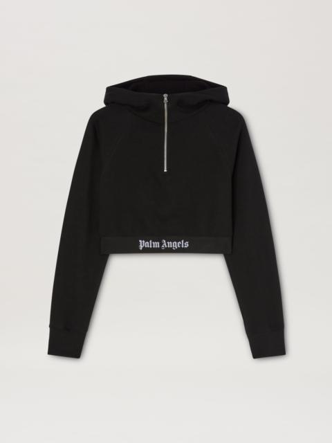 Logo Tape Zipped Hoodie