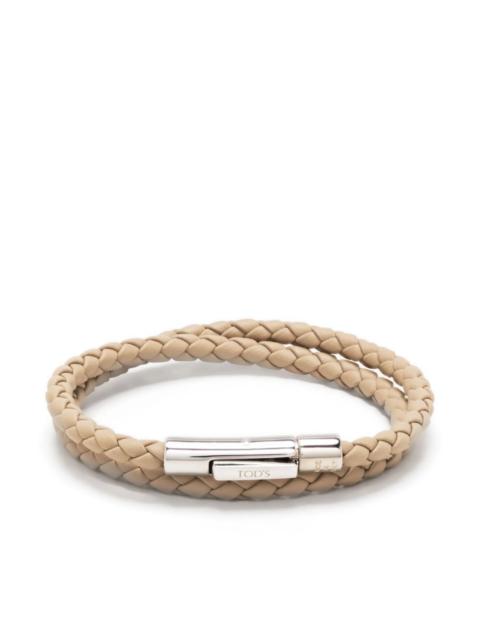 Tod's Braided Leather Bracelet