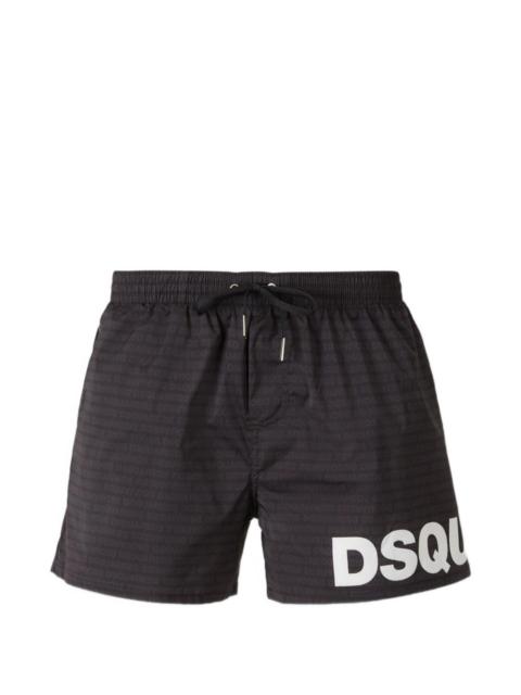 monogram logo swim short