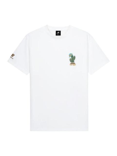 New Balance NBX Endless Summer Graphic T-shirt Asia Sizing 'White' AMT33356-WT