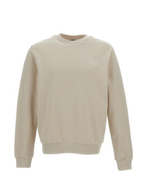logo-embroidered sweatshirt