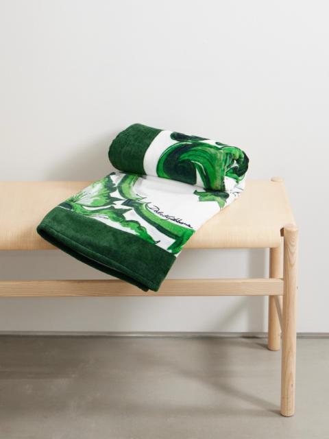 Printed Cotton-terry Towel