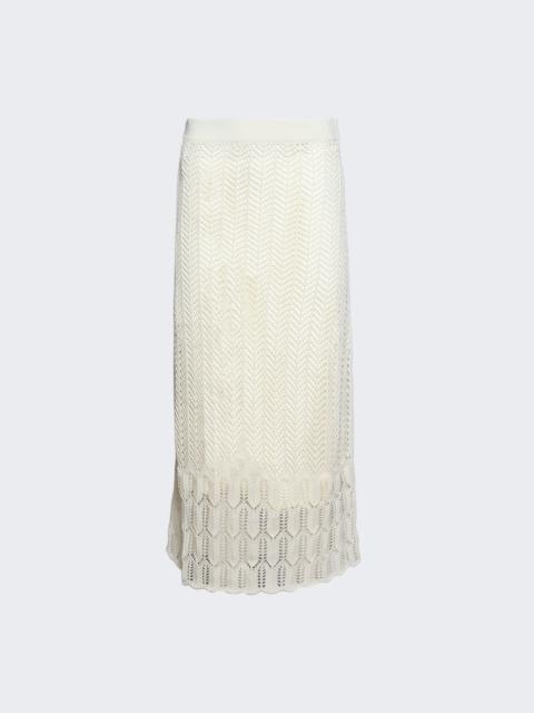 Long Skirt Eggshell