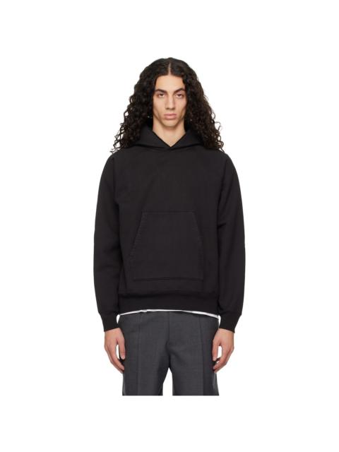 Black Super Weighted Hoodie