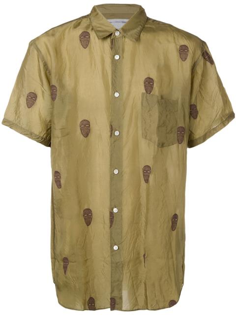 Mask print shirt