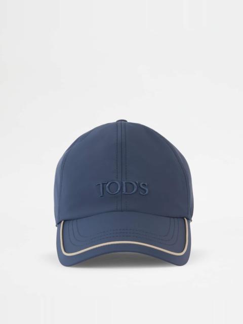 BASEBALL CAP IN TECHNICAL FABRIC - BLUE