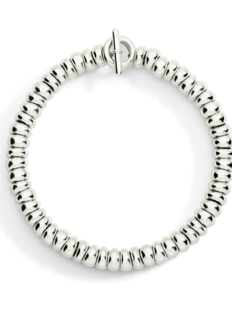 STERLING SILVER BOLD RONDELLE BRACELET