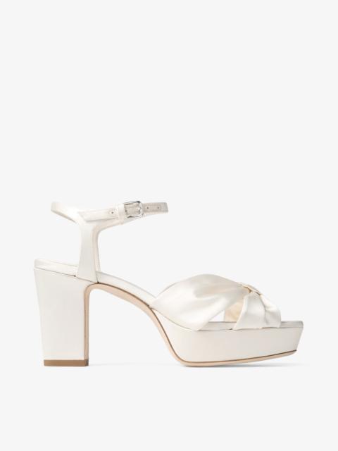 Heloise 80
Ivory Satin Sandals