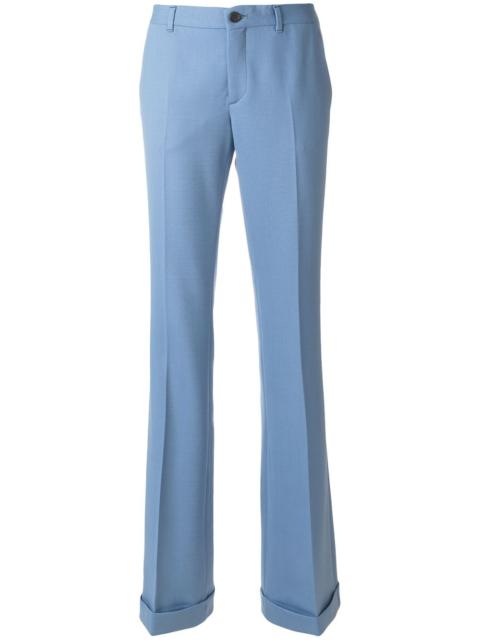 bootcut tailored trousers