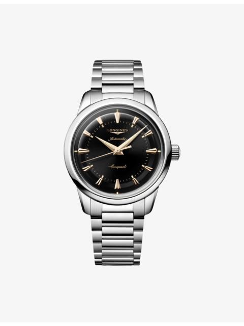 L1.649.4.52.6 Conquest Heritage Stainless-Steel Automatic Watch