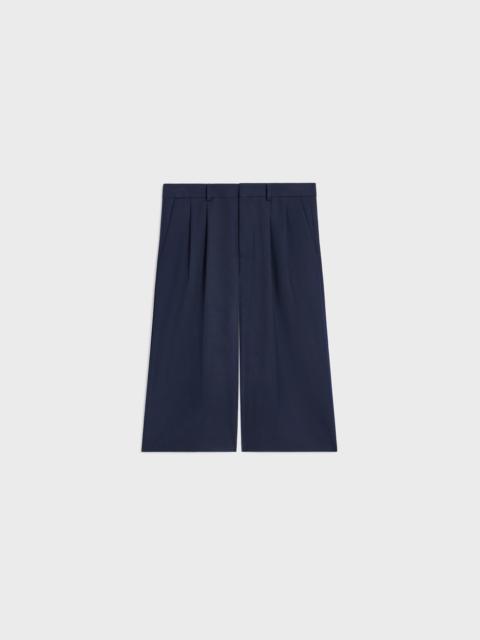 bermudas IN cotton and wool gabardine