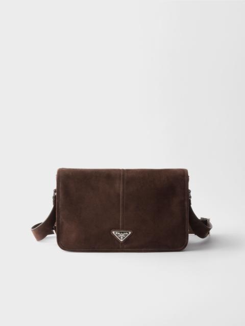 Suede shoulder bag