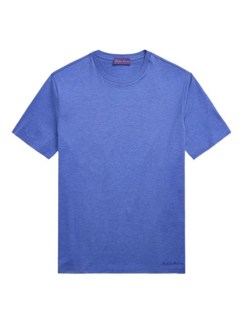 Lisle crew-neck short-sleeve T-shirt