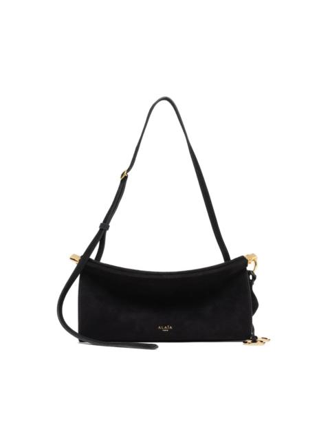 Le Click suede shoulder bag