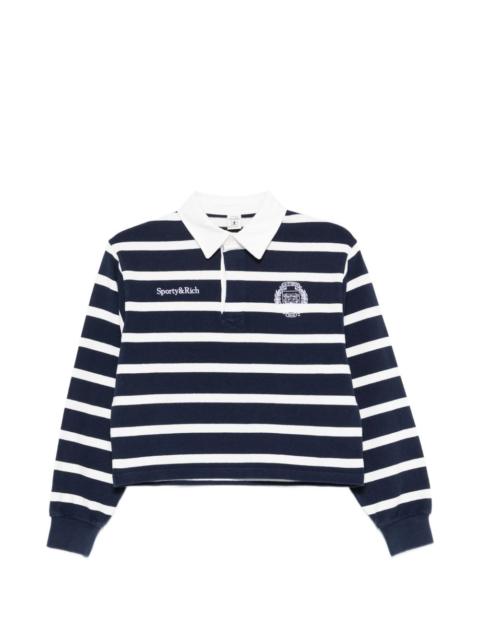 Blondie striped polo top