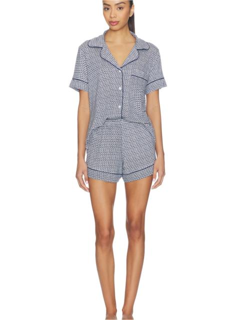 Gisele Printed Relaxed Short Pajama Set