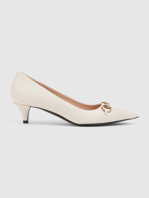 Women's pump with Horsebit
